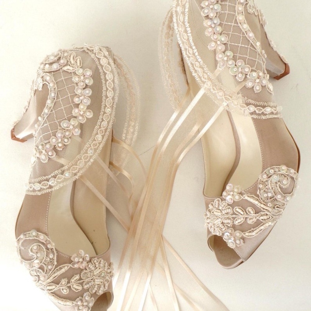 Champagne Wedding Shoes
